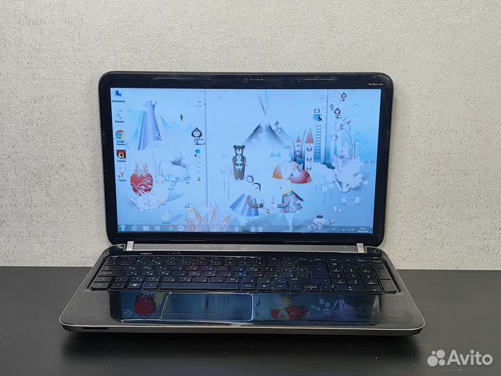 Стильный HP dv6, Beats, AMD A4, 4Гб, Radeon