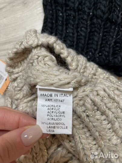 Шапки новые Италия с бирками