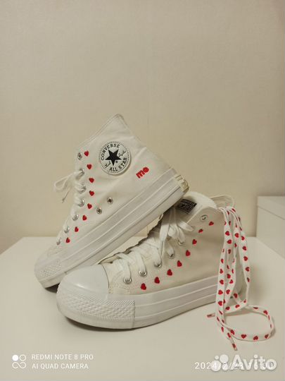 Кеды converse белые