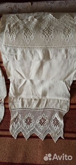 Рушник льняной старинный