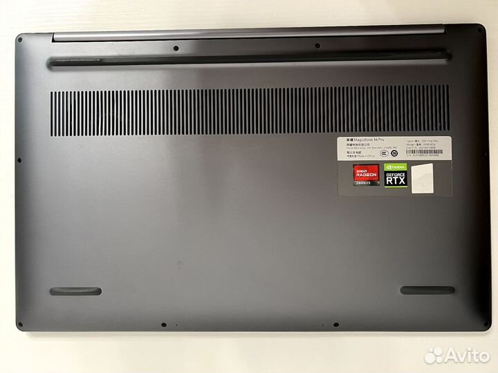 Ноутбук honor magicbook 16 ryzen 7 5800h rtx 3050