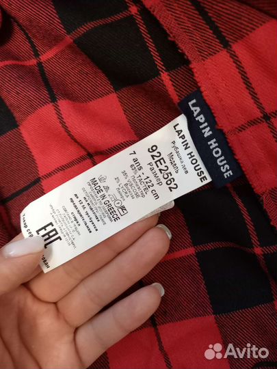 Рубашка джинсы детские dolce&gabbana 6-7 лет