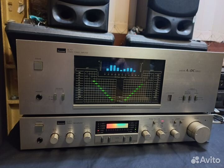 Усилитель двухблочный Sansui B-77 C-77