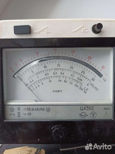 Прибор электроизмерительный комбинированный СССР