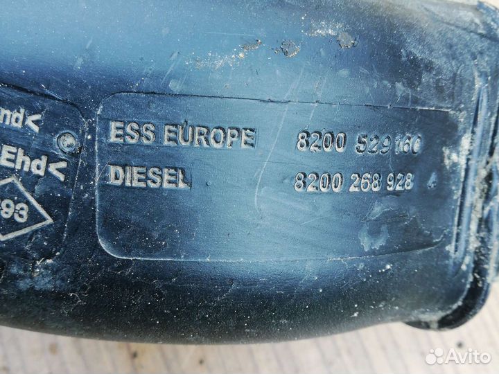 Заливная горловина бензобака Рено Меган 2