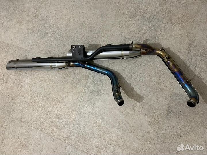 Выхлоп CVO Harley Davidson на Deluxe