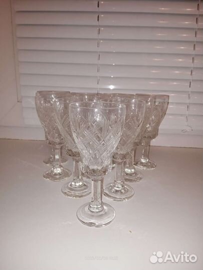 Стаканы, стопки, фужеры, хрусталь, стекло