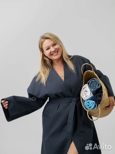 Халат банный вафельный Артикул 226 - 223