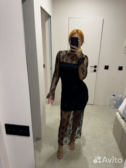 Платье сетка