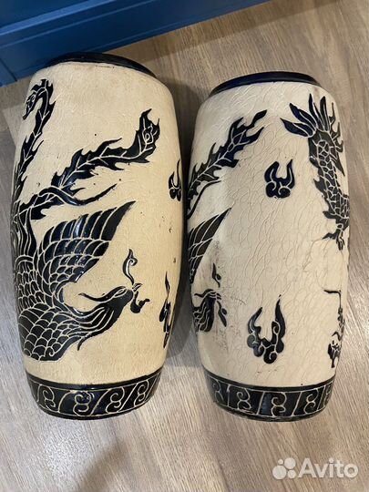 Вазы парные для цветов