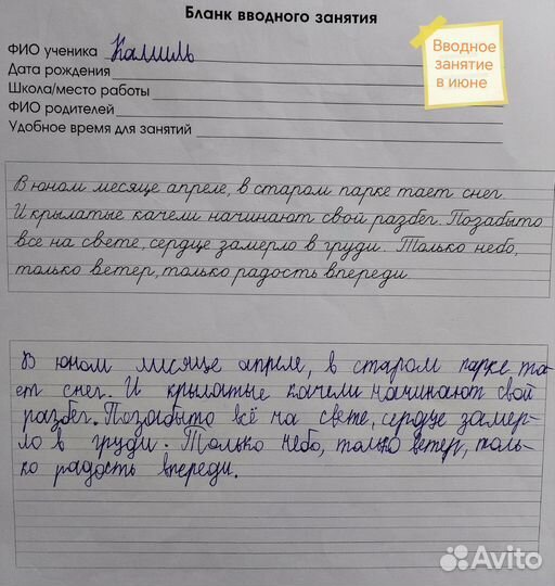 Чистописание/каллиграфия/почерк/репетитор