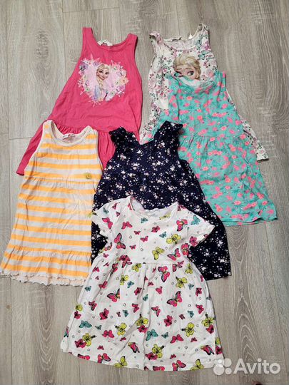 Пакет летних вещей на девочку 3-4 года