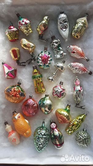 Елочные игрушки СССР
