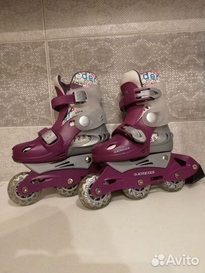 Роликовые коньки детские раздвижные