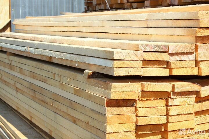 Доска обрезная естественной влажности