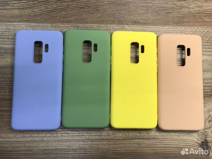 Чехол силиконовый Samsung S9plus черный