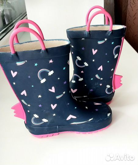 Детские резиновые сапоги 25 размер