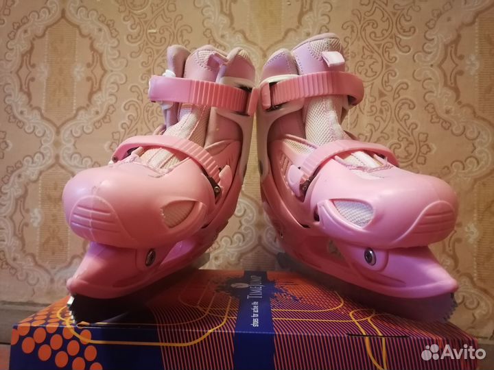 Коньки детские раздвижные 34 37