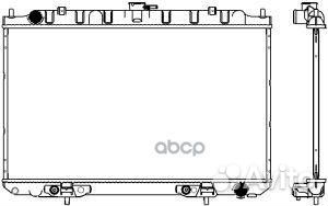 Радиатор системы охлаждения 33411016 Sakura