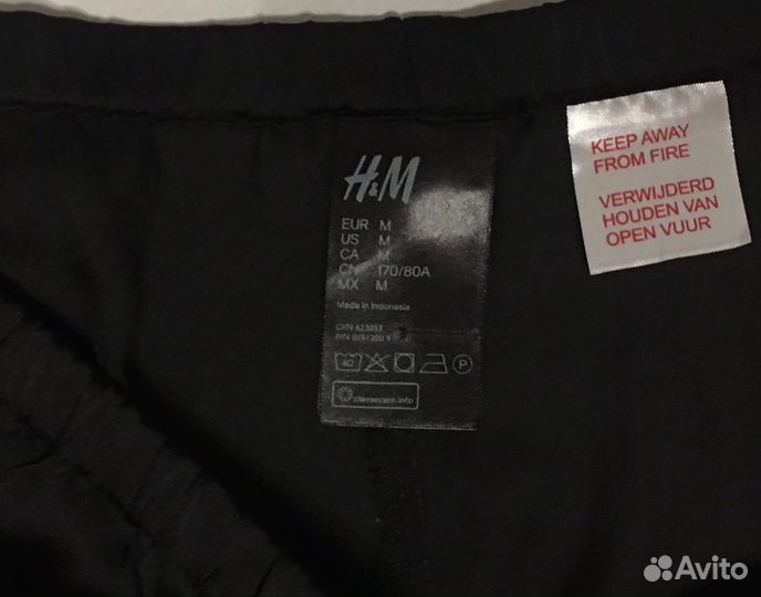 Шорты атласные пижама H&M