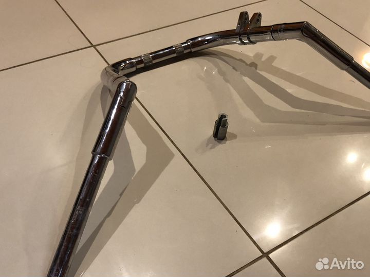 Руль на мотоцикл (регулируемый+скрытая проводка)