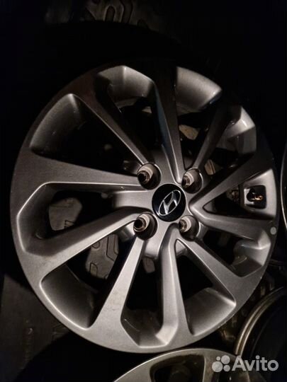Литые Диски r15 на hyundai solaris оригинальные