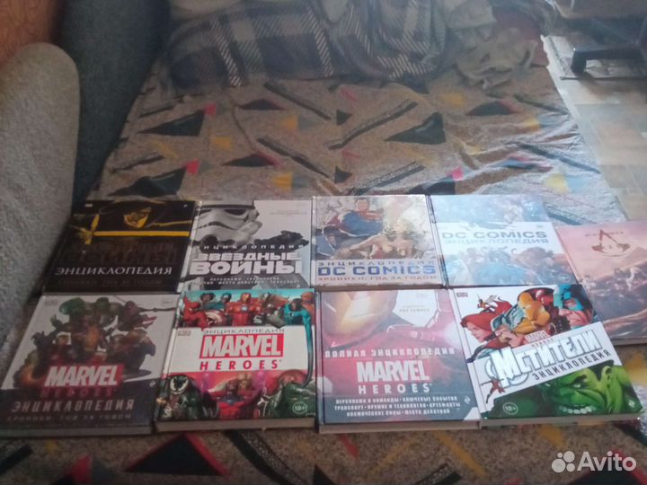 Энциклопедии DC marvel star Wars