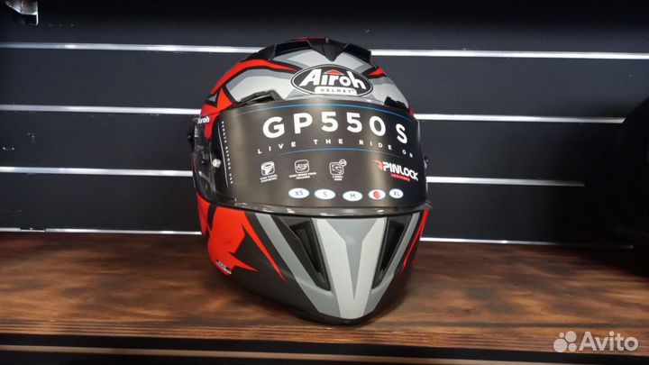 Шлем airoh GR550 S wander интеграл