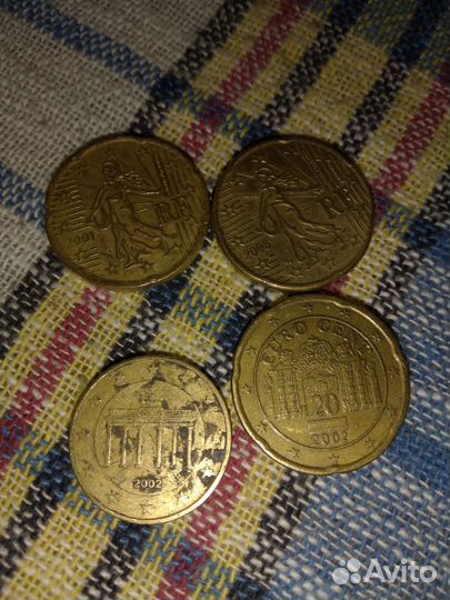 Монеты евро