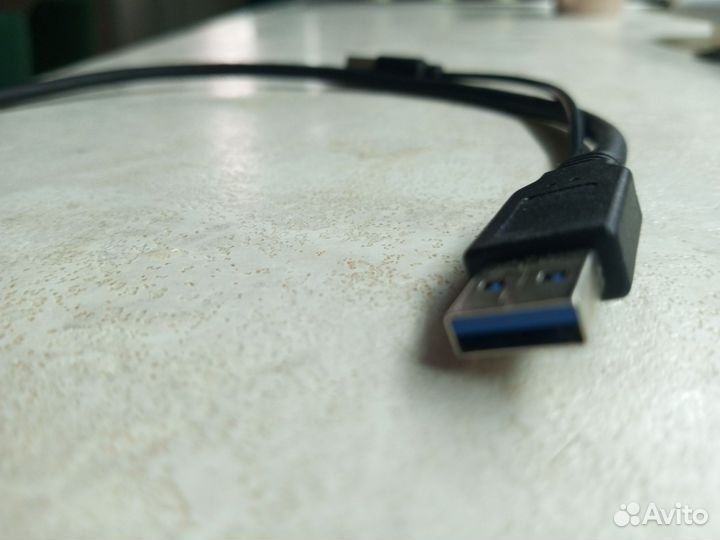 Кабель USB 3.0 с доп питанием для переносного HD
