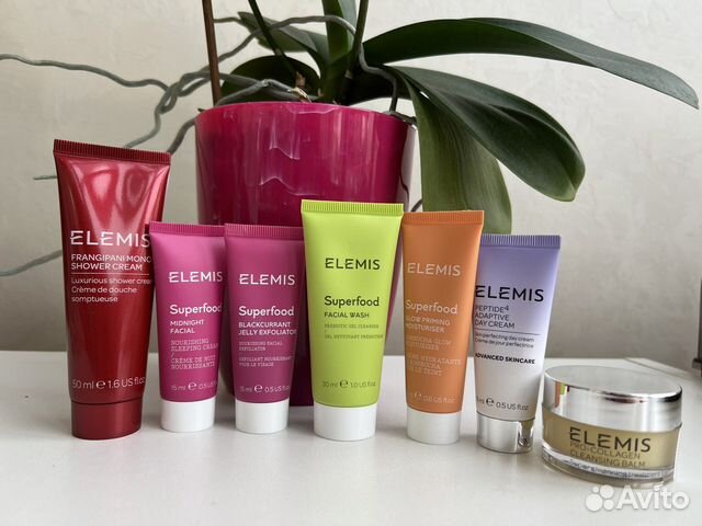 Миниатюры косметики elemis