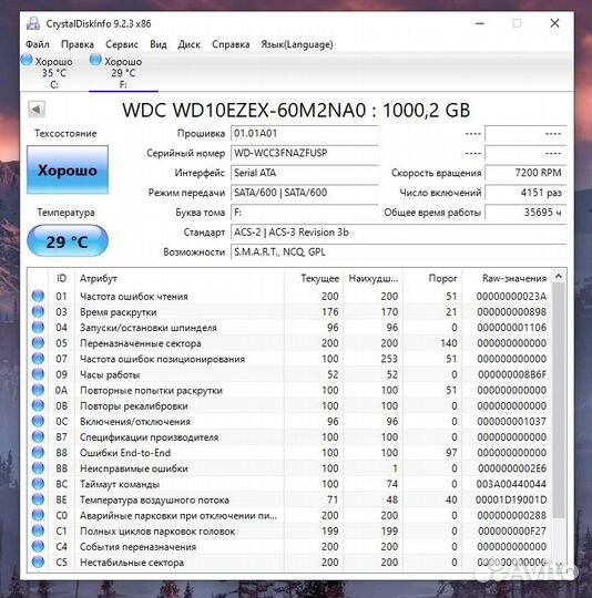 Жёсткий диск WD Blue 1TB