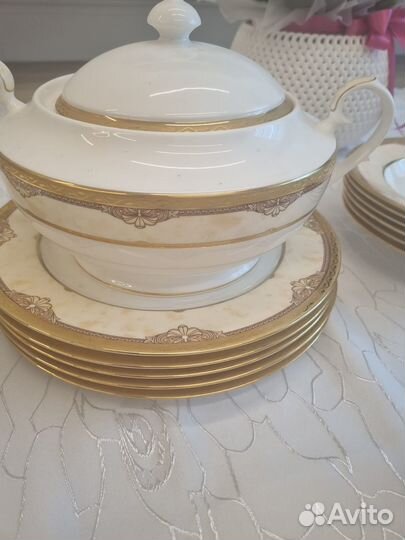 Набор столовой посуды + чайный сервиз фарфор Чехия