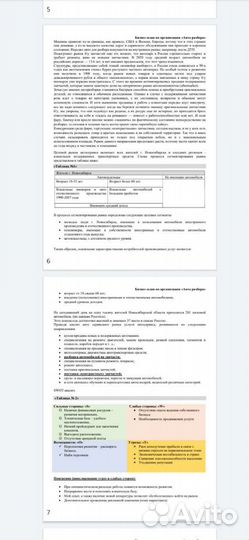 Бизнес-план для социального контракта