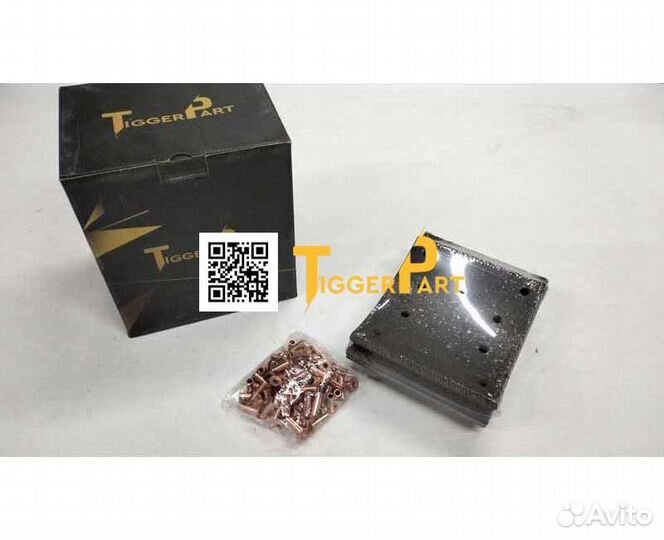 Накладка тормозная передняя F3000 10 отверстий Tig