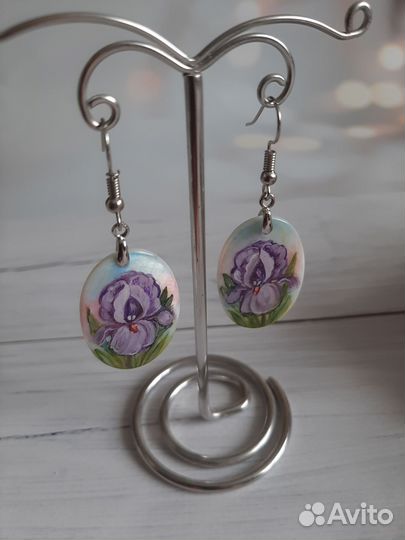 Кулон и серьги 