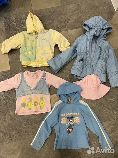 Детские вещи пакетом для девочек 3-5 лет