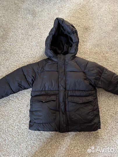 Детский пуховик zara 104