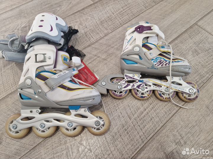 Роликовые коньки детские раздвижные 31-36