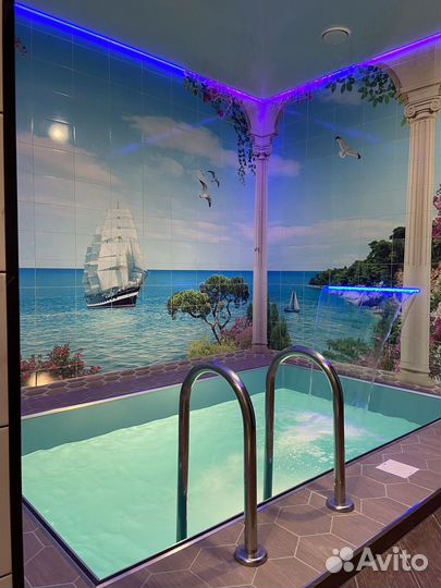 Сауна с бассейном