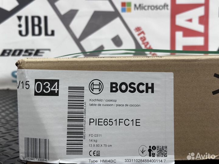 Индукционная варочная панель Bosch PIE651FC1E