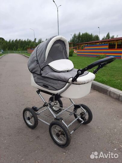Коляска roan 2в1 экокожа + комплект