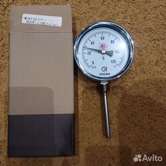 Термометр коррозионностойкий росма бт-52.220