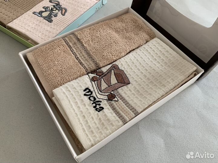 Кухонные полотенца новые Набор полотенец