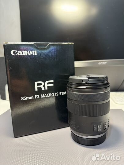 Объектив canon RF 85mm f 2 macro is stm