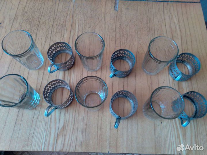 Стакан с подстаканником