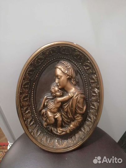 Плакетка СССР гипс