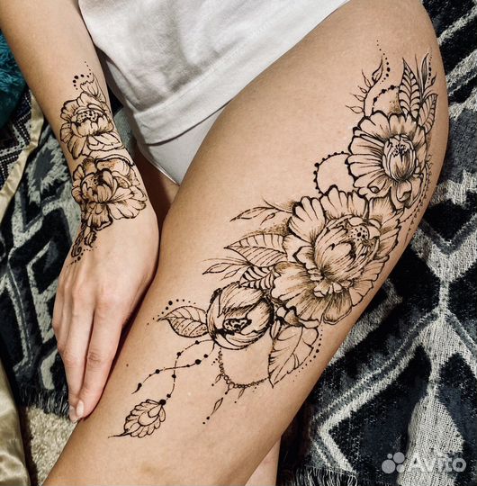 Мехенди-роспись хной