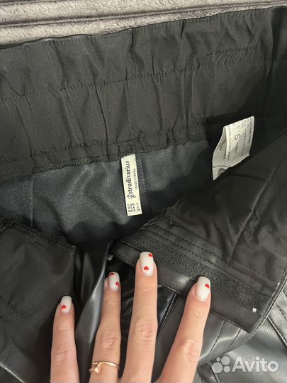 Шорты кожаные