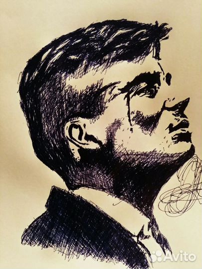 Рисунки на заказ шариковой ручкой